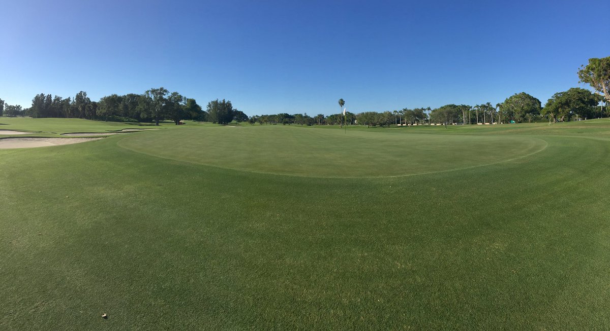 Our reverse redan looking pretty good this morning