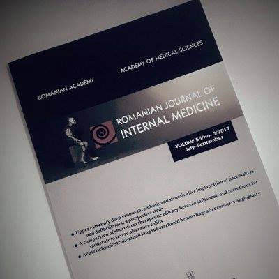 RomJInternMed's tweet photo. Check out our latest #issue that has just been #released! Looking forward to receiving your valuable #manuscripts (#reviews and original #articles) and have them #published in our future #issue!#Contact us at editor@intmed.ro #RomJInternMed #rjim #newissue
https://t.co/piIuD0jnMq https://t.co/lothpR8VS1