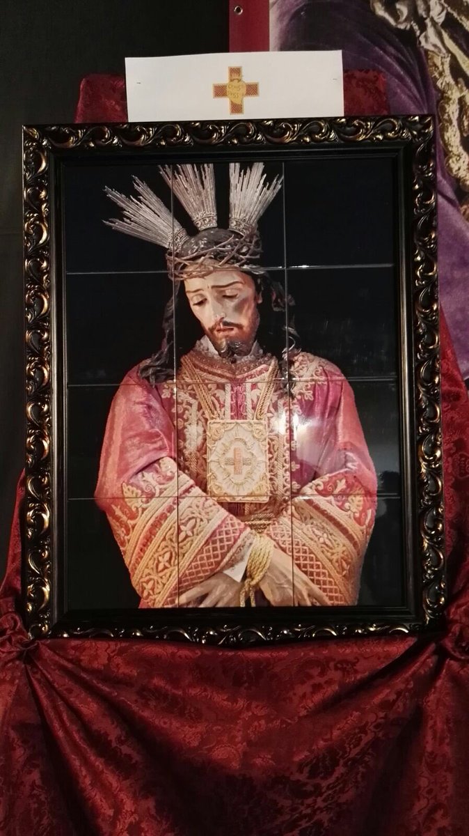 Aún estás a tiempo de llevarte a casa este magnífico Azulejo de Jesús del Rescate. Pásate por nuestra Exposición en <a href="/CaprichoCofrade/">Capricho Cofrade</a> y te contaremos como. #SomosRescate