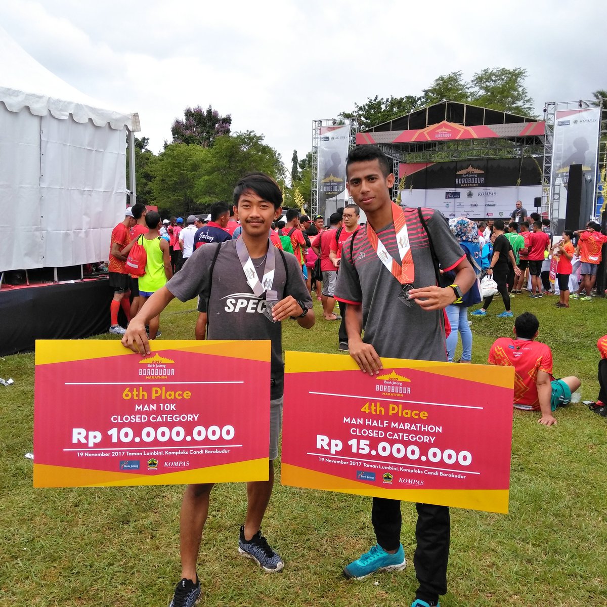 specs_indonesia's tweet photo. Results #BJBM (19/11)
- Robi Syanturi 6th 10k (33.06 - pace 3.18) Specs Road King
- Elisar Gamashi 4th 21k (1.14.18 - pace 3.30) Specs Flow
#Specsrunners https://t.co/GPZOg9sZxX