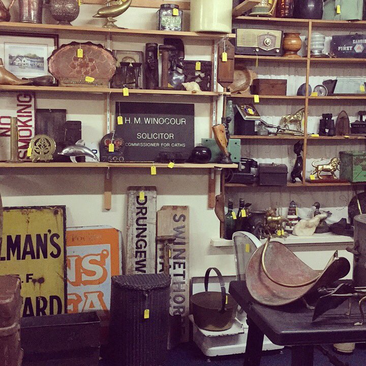 astraantiques's tweet photo. We are open until 5 so pop in for a browse #astraantiques #hemswell #thevault #silver #enamelsigns #antiques #vintage #retro #enamel #frenchware #brocante #military #jewellery https://t.co/NgIOBWExAH