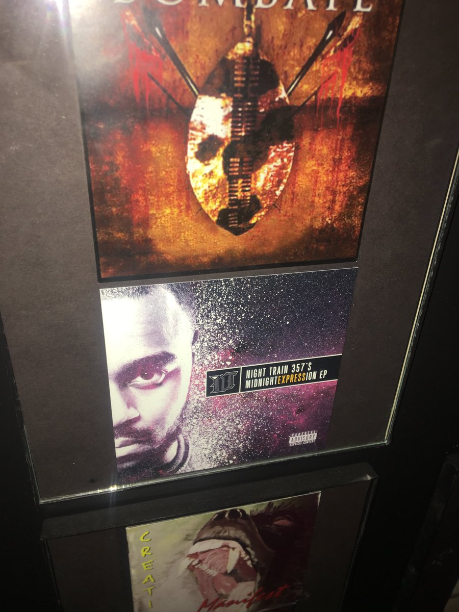 Train357's tweet photo. Nothing's cooler than seeing your artwork up at your favorite studio! #MidnightExpression @NightskyStudios Night Sky Studios #DMV #DMVHipHop #RealHipHop https://t.co/clSgqsKsbL