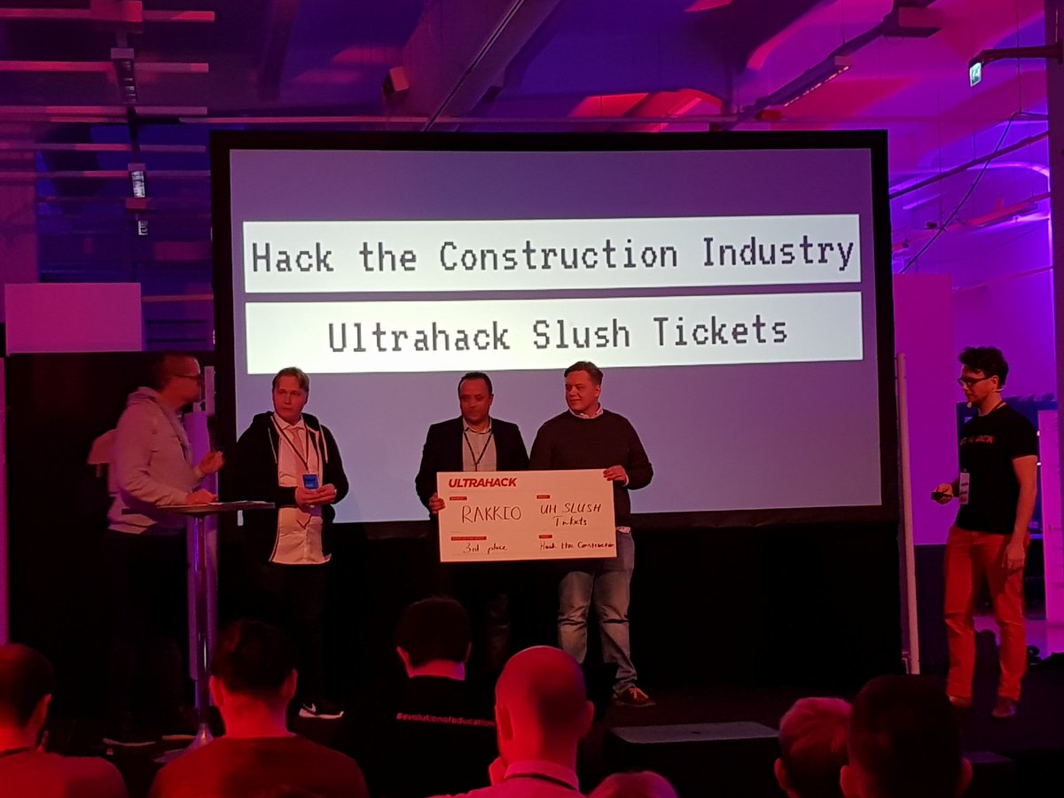 UltrahackHQ's tweet photo. Rakkio, Consight App and Simple VR for Remote guidance were amazing. Keep up the great work, teams!
#ultrahack #construction_track https://t.co/Bd8KJh55d7