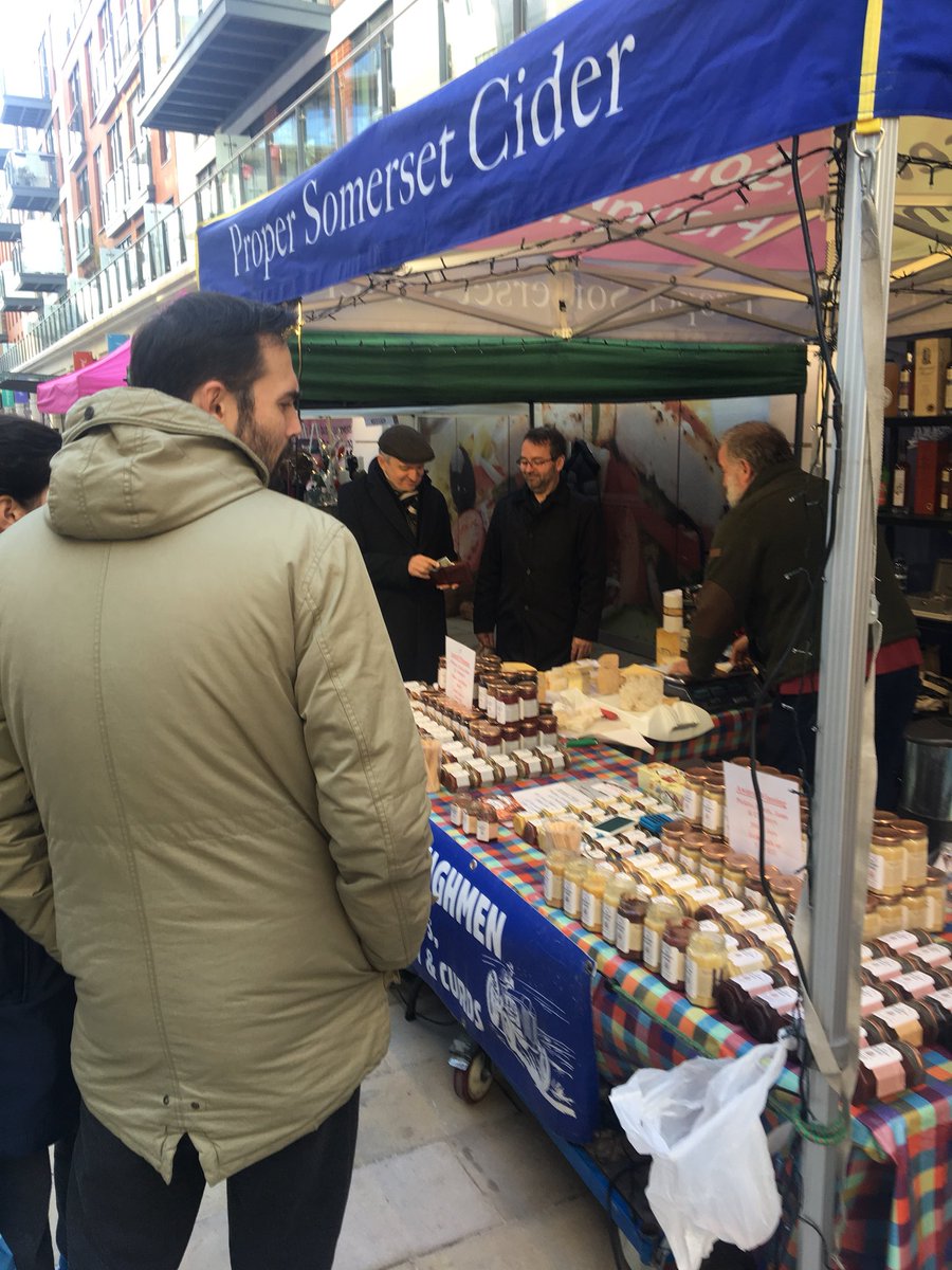 <a href="/SomersetPloughm/">Somerset Ploughmen</a> are busy as ever with their traditional cheeses, curds and chutneys #EalingArtisan