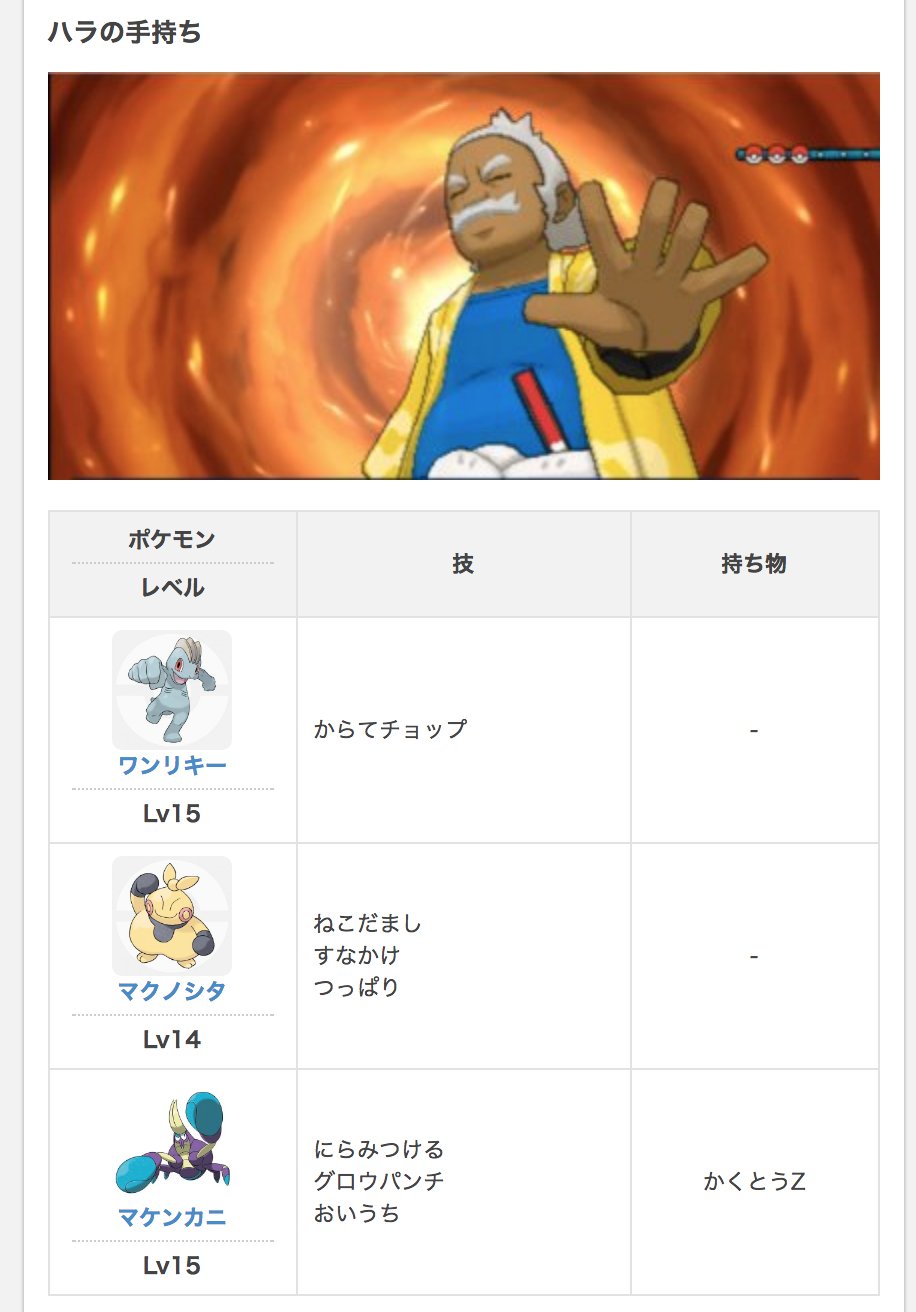 サンムーン マクノシタ イメージポケモンコレクション