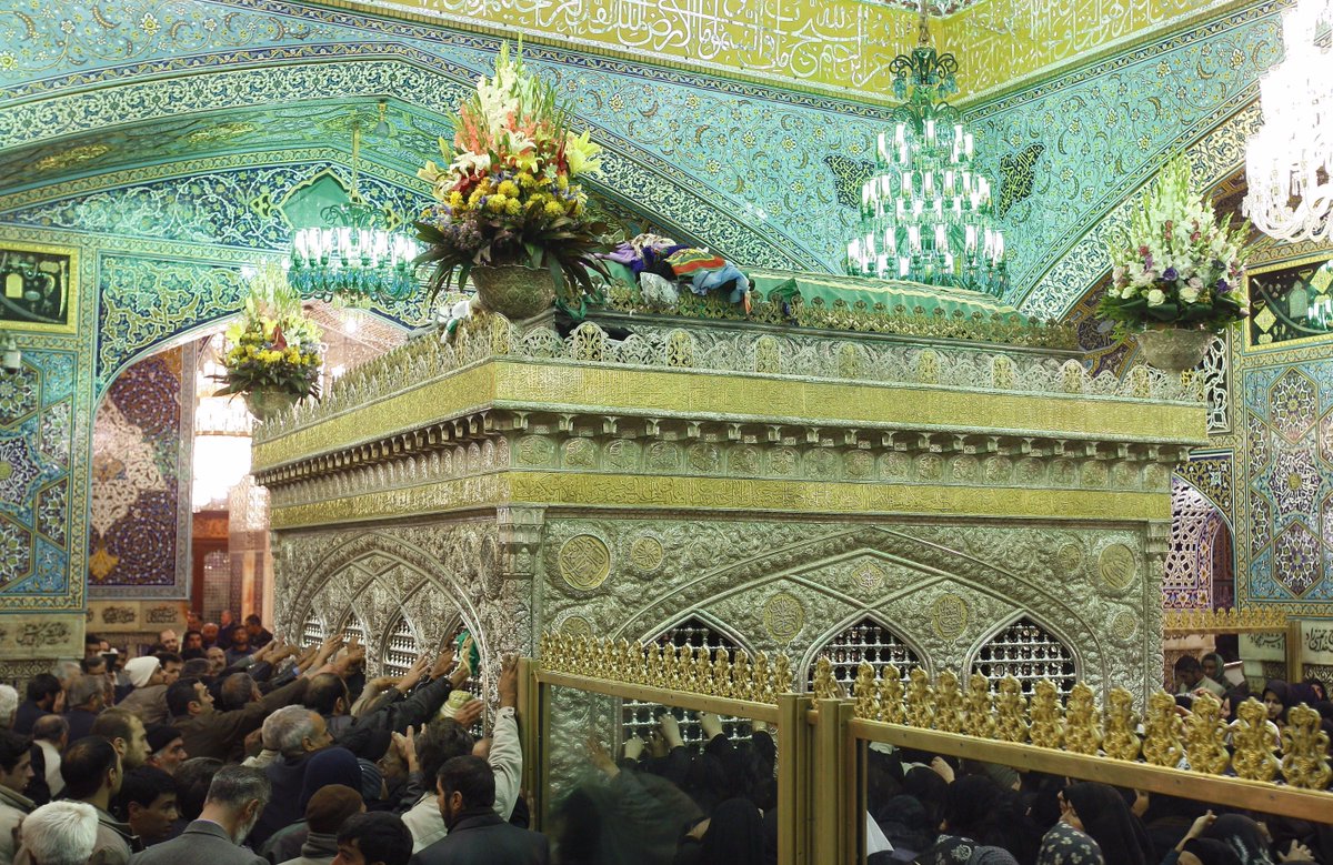 ShiaMeetup's tweet image. "One of my own flesh and blood will be buried in the land of Khorasan. God the Highest will surely remove the sorrows of any sorrowful person who goes on pilgrimage to his (Al-Reza's (a.s.)) shrine. news.aqr.ir/portal/home/?n…