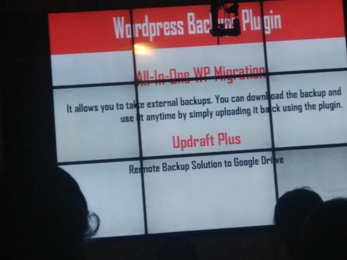 kamalgoel244's tweet image. #webfair  how to safe from #websitehacking #wordpresshacking #backupplugin