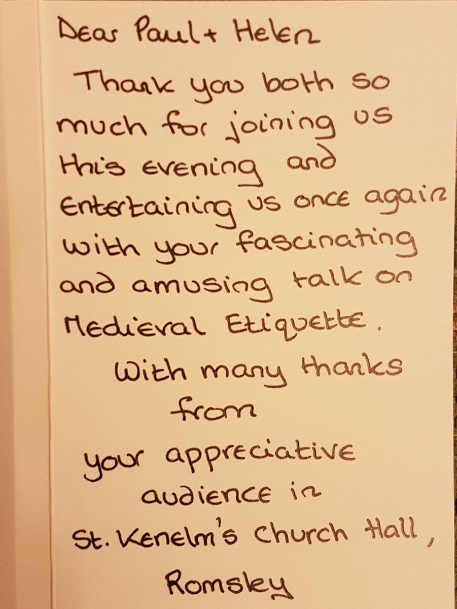 DiscoverhistPH's tweet photo. A lovely card as a thank you from last night's booking #BackingWorcester #historyfun #historytalks #afterdinnerspeaker https://t.co/GdyI537VCm