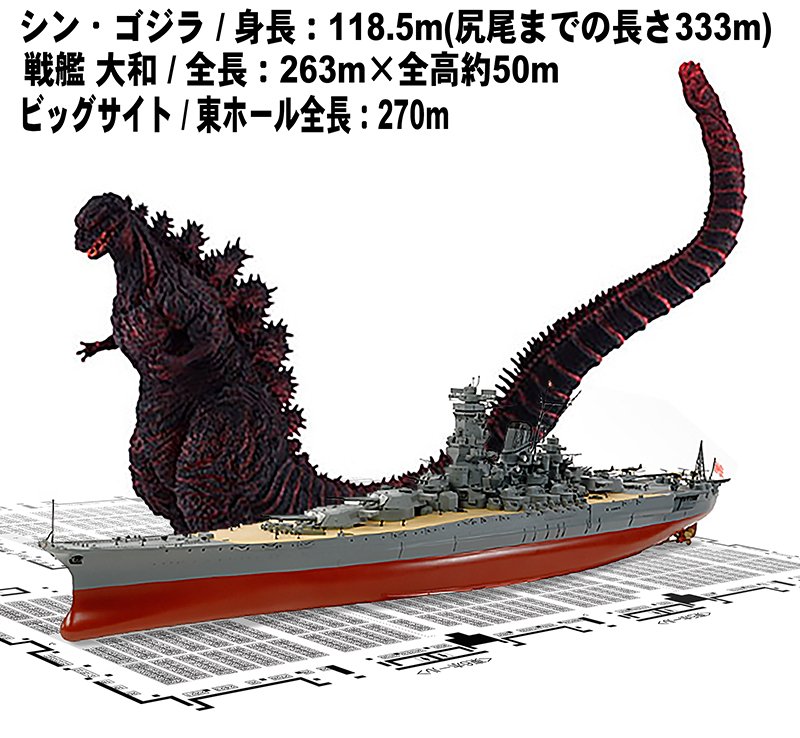 تويتر しづき みちる على تويتر シン ゴジラ 第四形態 身長 118 5m 尻尾までの長さ333m 大きい シン ゴジラ シンゴジラ