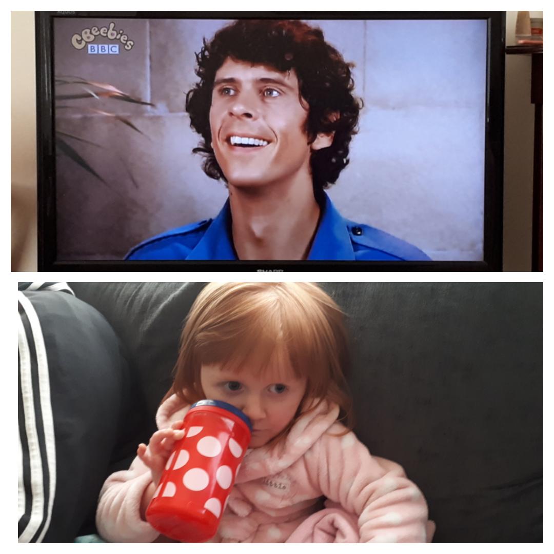 tyskielover's tweet photo. @AndyDayTV @CBeebiesHQ #ATweetADayToAndyDay #2weeks #5days to go #December2nd #birthday #birthdaycard #LazySunday Gemma watching her #fav #person in the whole world #AndyDay #AndysDinosaurAdventures #cbeebies #please #please #please #make #dreamcometrue #biggestfan https://t.co/95QIfTlR3L