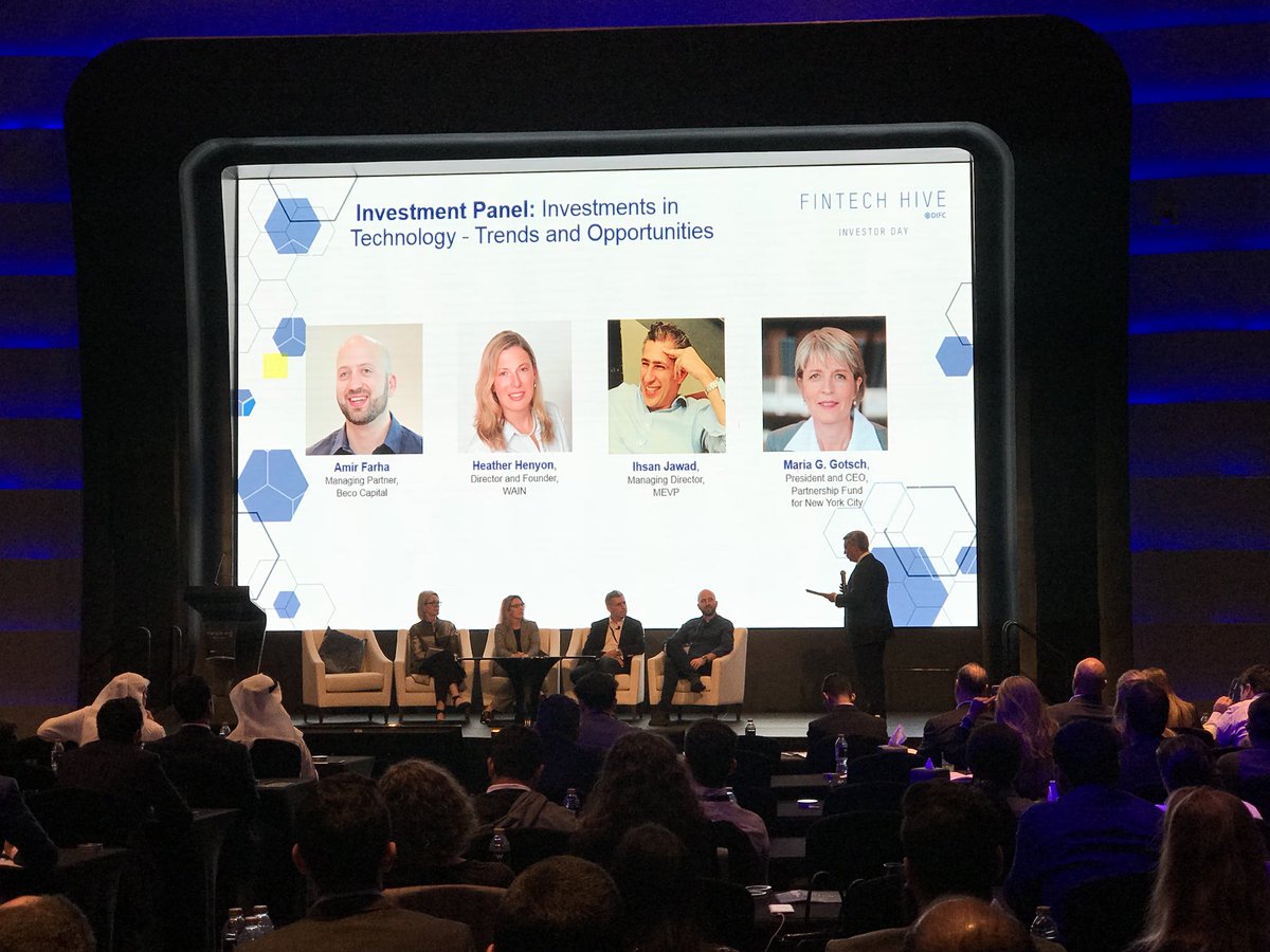 On now at #FinTechHive #InvestorDay, a panel discussion titled, “Investments in Technology – Trends and Opportunities”