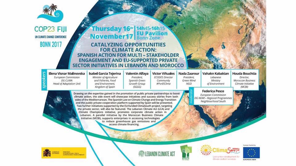 AycmLebanon's tweet photo. #LebanonClimateAct #COP23 #APGF #GlobalGreens https://t.co/nvrh6Ebhd9