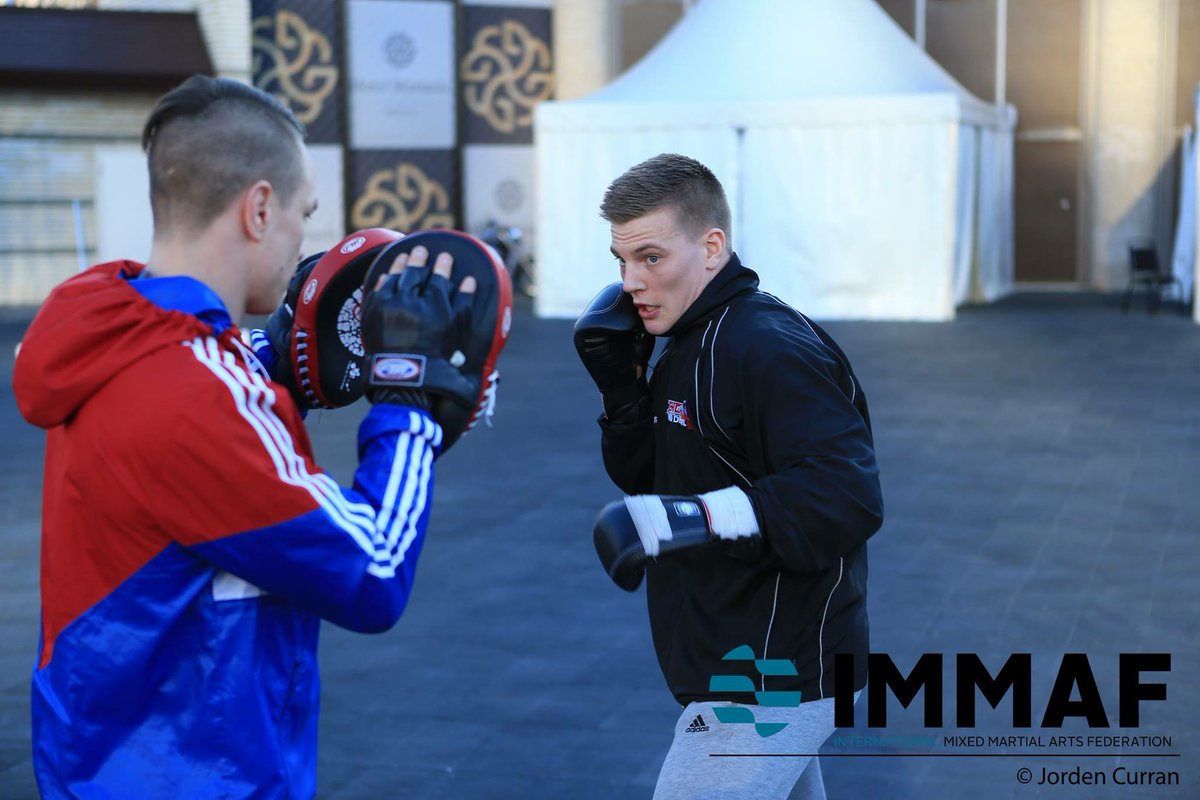 FinMMAFed's tweet photo. @IMMAFed #2017IMMAFWorlds opening ceremony 2night. #ahMMAt #welterweight #170lb ๐ Niko Skonbรคck,๐คผ representing @GB_Gym_ry #FinnMMA #amgmenz https://t.co/2xlkGBJEMV