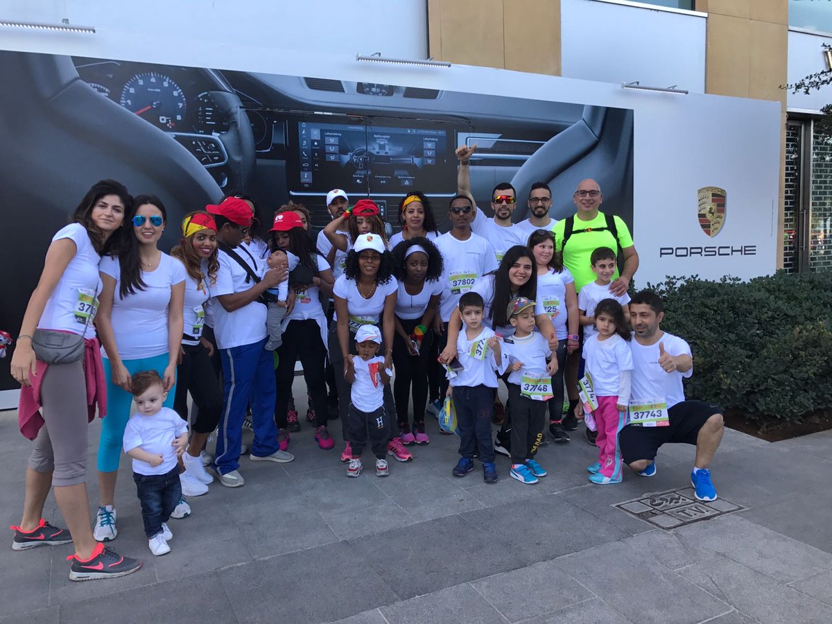 PorscheBeirut's tweet photo. Our team today is among 45,000 runners at this year's #BeirutMarathon in its 15th edition.
#Porsche #15YearsOfRunning #RKD #PeaceRunners #Lebanon https://t.co/x6YQCFkFIU