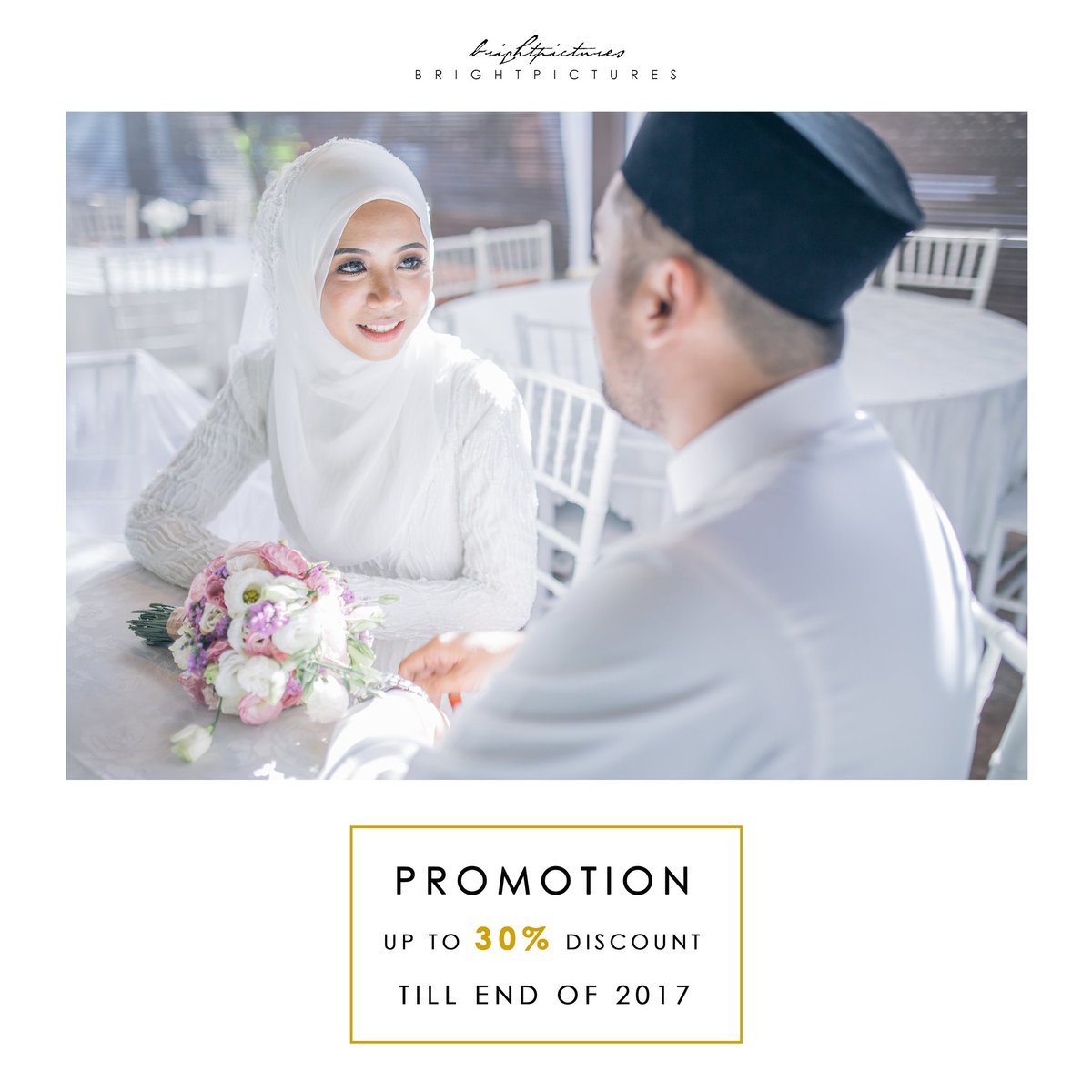 billhalim_'s tweet photo. Hello guys! From now on we have Year End Promotion for our Wedding Photography Packages up to 30% discount. Book your date as soon as possible either your events are in 2017 or even 2018 ! Promotion till end of this year. 
Kindly call/whatsapp us : +6019-5682273/+6016-5007167 https://t.co/UoT2IrqwGP