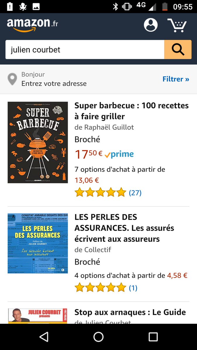 chrisga16's tweet photo. En cherchant si il y avait un DVD du premier spectacle, j'ai taper @courbet_julien sur Amazon, voici le premier résultat qui est apparu !!! 😂😂 https://t.co/0aflkX5dIk