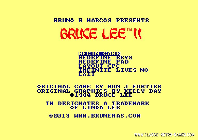 retro_games's tweet photo. This Bruce Lee II remake by Bruneras is a masterpiece. The game plays, looks, sounds and feels exactly like the original. Free download for Windows PC: https://t.co/7YT7WxqmxR #retrogamging #amstradcpc #commodore64 #msx #zxspectrum https://t.co/ZqDMvrNxh9