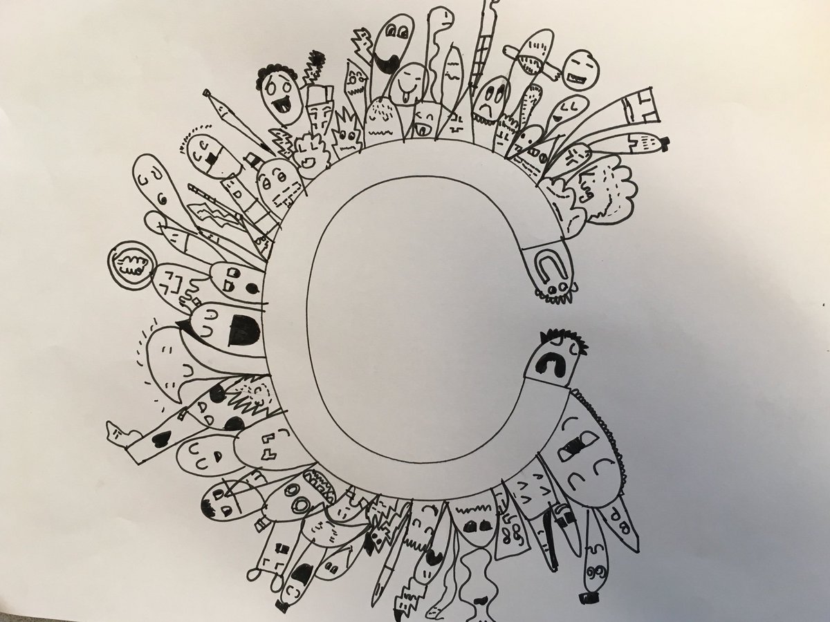 Last post from yr 7 boys. So much detail and humour in these pieces. <a href="/OssettAcademy/">Ossett Academy</a> Next weeks focus will be Textiles