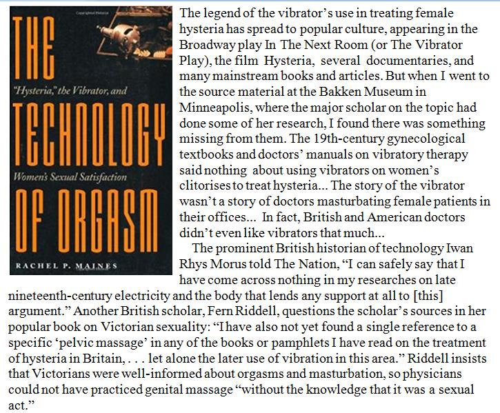 DegenRolf's tweet image. Remember the sensationalist revelations about Victorian doctors cluelessly masturbating female hysterics in their offices with vibrators? Seems it was an urban legend. amazon.com/Buzz-Stimulati…