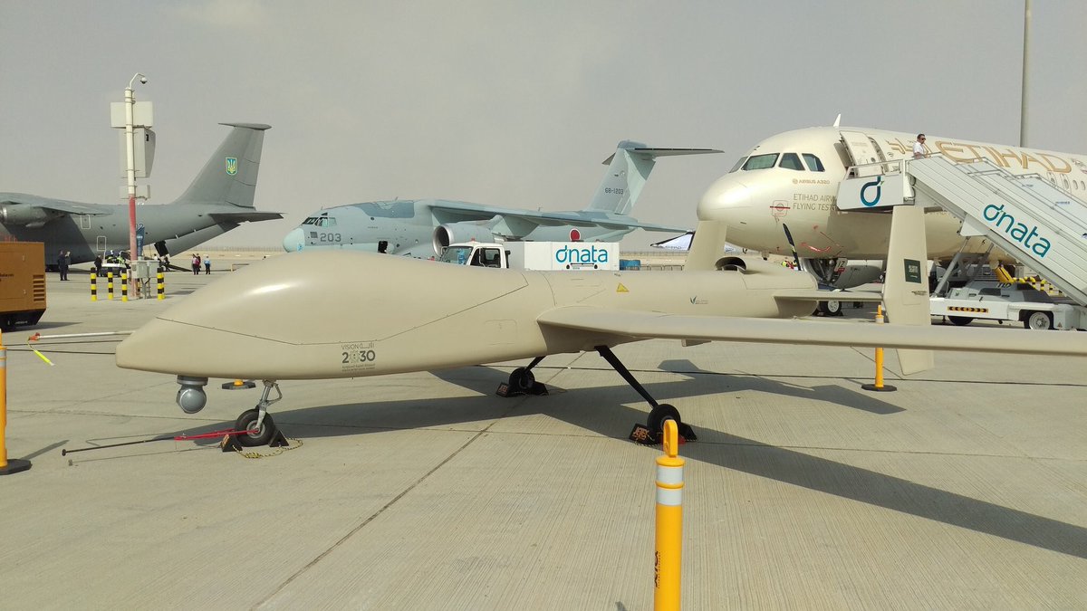 السعودية تكشف عن طائرة "صقر1" المتطورة دون طيار  DOa9sORWkAA2qx9