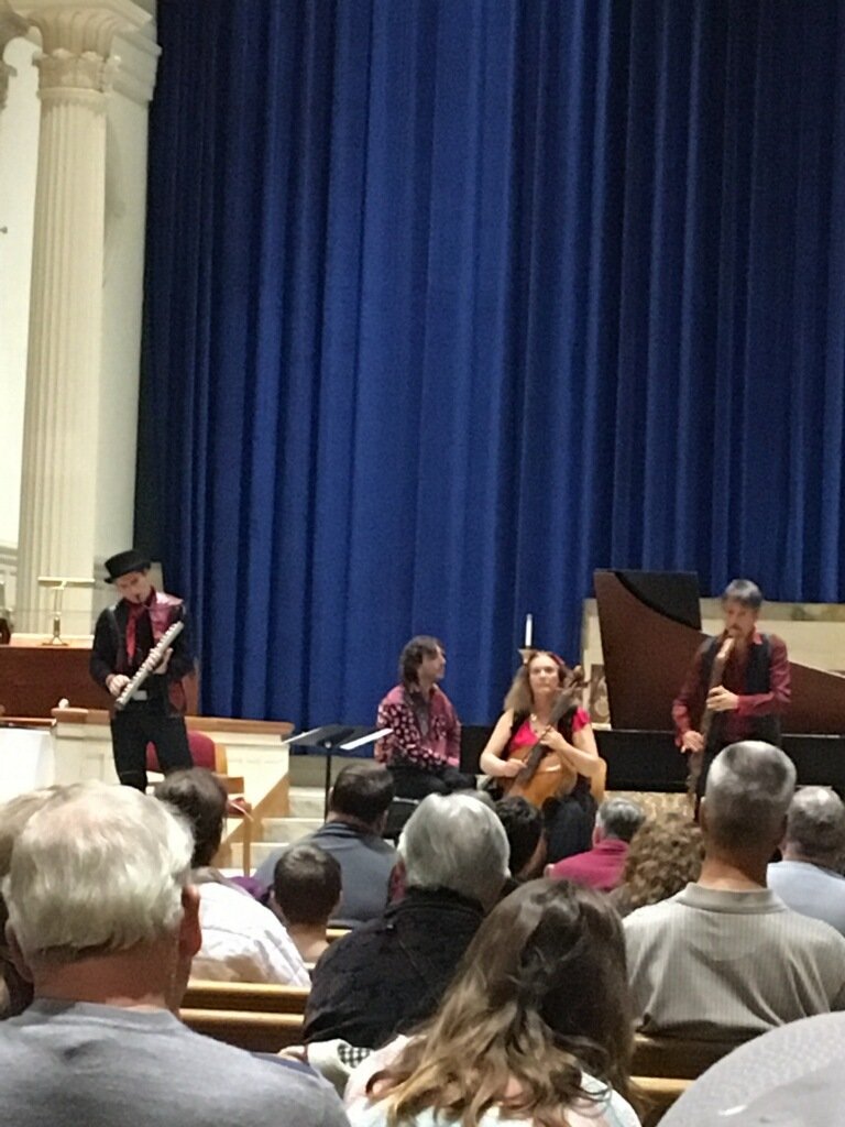 Trumpet_P2's tweet photo. Wonderful Concert tonight by Red Priest! #baroque #Gettysburg https://t.co/TtPVLloQ0w