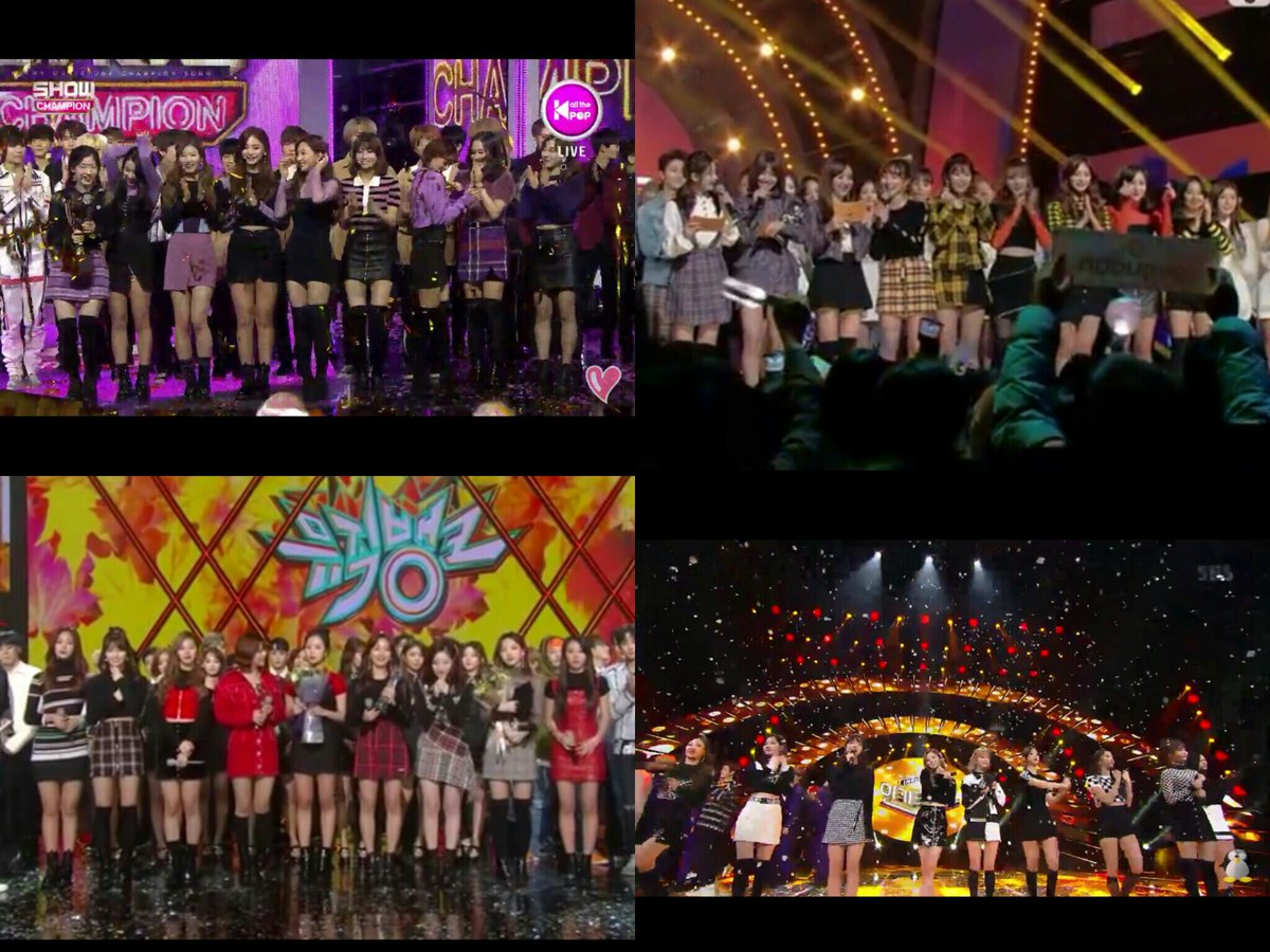 jettrivino's tweet photo. Show Champion - #Likey1stWin
M Countdown - #Likey2ndWin
Music Bank - #Likey3rdWin
Inkigayo - #Likey4thWin
#TWICE #LIKEY🏆🏆🏆🏆 https://t.co/2Wzosyx6Z5