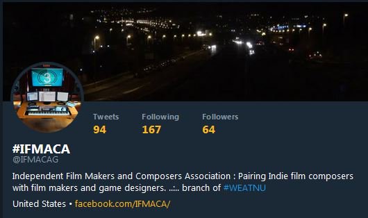 weatnu's tweet photo. Thanks to the continued passion of the few who still love #WEATNU. A new branch is here. You may have heard of #IFMACA - 'Independent Film Makers and Composers Association' by now. Check it out at @IFMACAG https://t.co/BWcyqc1c9v