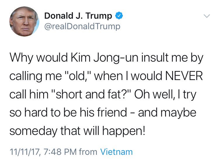 valhb04's tweet photo. Can you imagine if the President of the United States actually said something like this?! Oh, wait... https://t.co/XiK50KOMCE