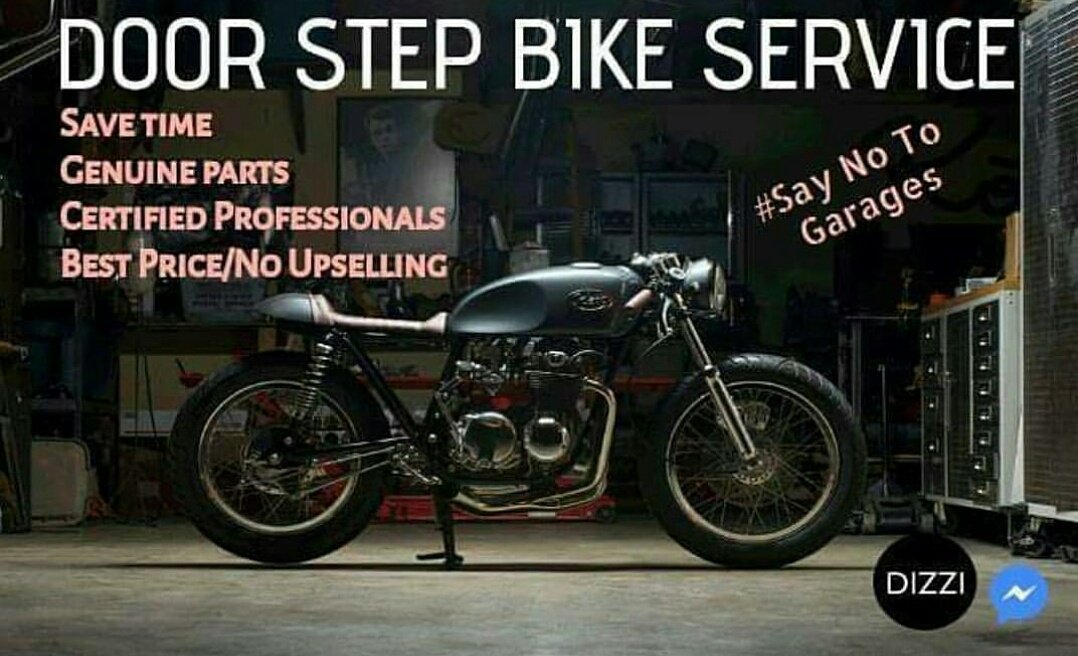 Dizzibot's tweet photo. #DoorStep  bike service providers on #dizzi

No app/websites. Book an appointment by looking at the  service providers rates and reviews on your #FB #messenger. 

#chatbot #ai #doorstepservices #startup #india #bangalore #laundry #carwash #homecleaning #cheapest https://t.co/COSHQmwWCh