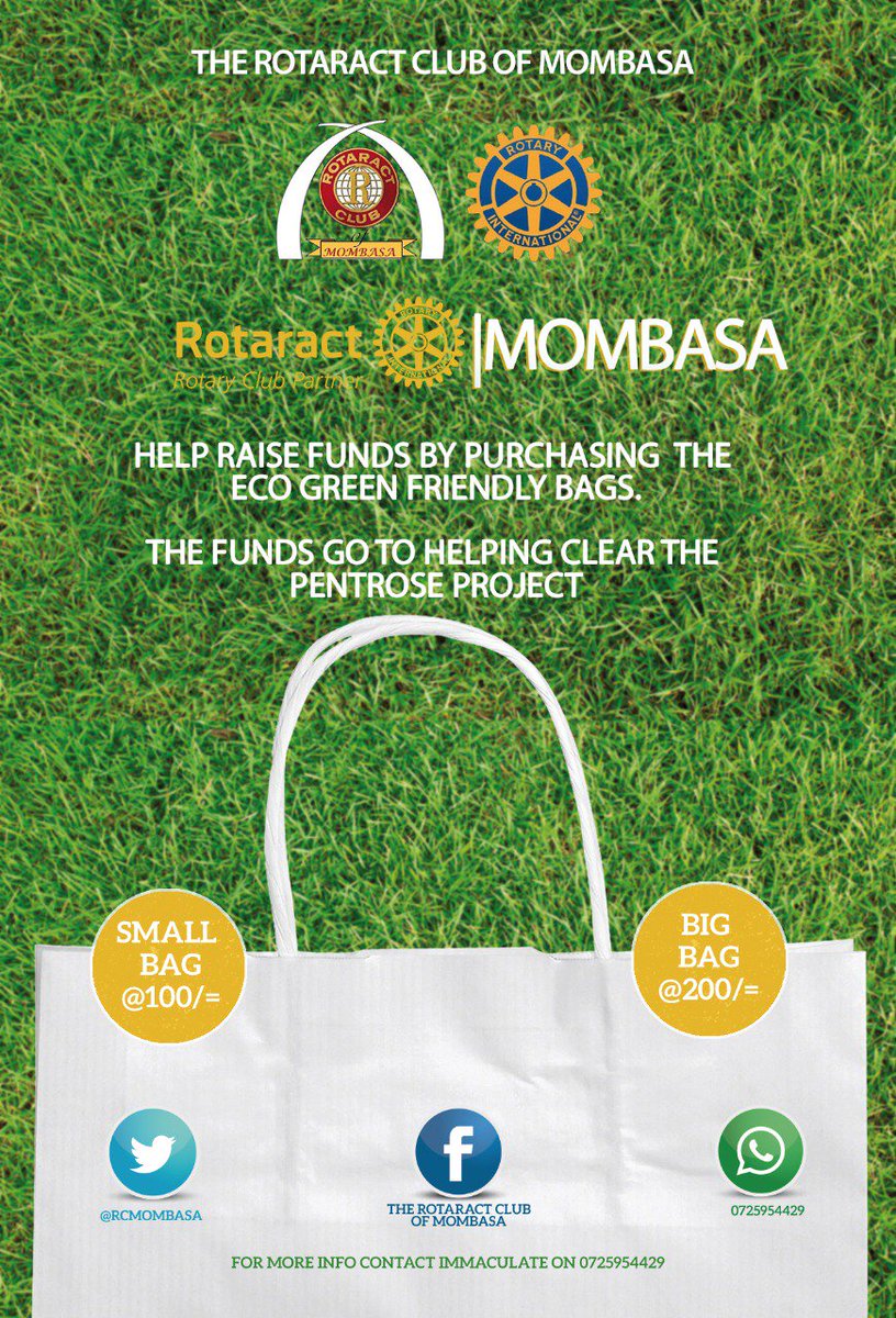 Rcmombasa's tweet photo. Going green,buy a bag and help a child get a book,When you educate a child we empower Future Leaders.
#Ecofriendly
#Sambazaelimu https://t.co/W4xBuAchdZ