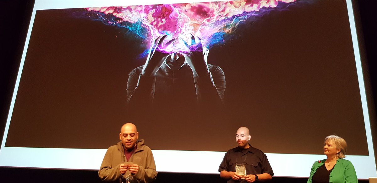 MishManners's tweet photo. The Bald and the Beautiful shows us their online #platform & accompanying #incubator for the Aus Council funded #works. #ArtScreenHack #hackathon #innovation #startup #startups #accelerator #hack #innovate #create #build #entrepreneur #workshop #Entrepreneurs https://t.co/ZB7geRh3s8
