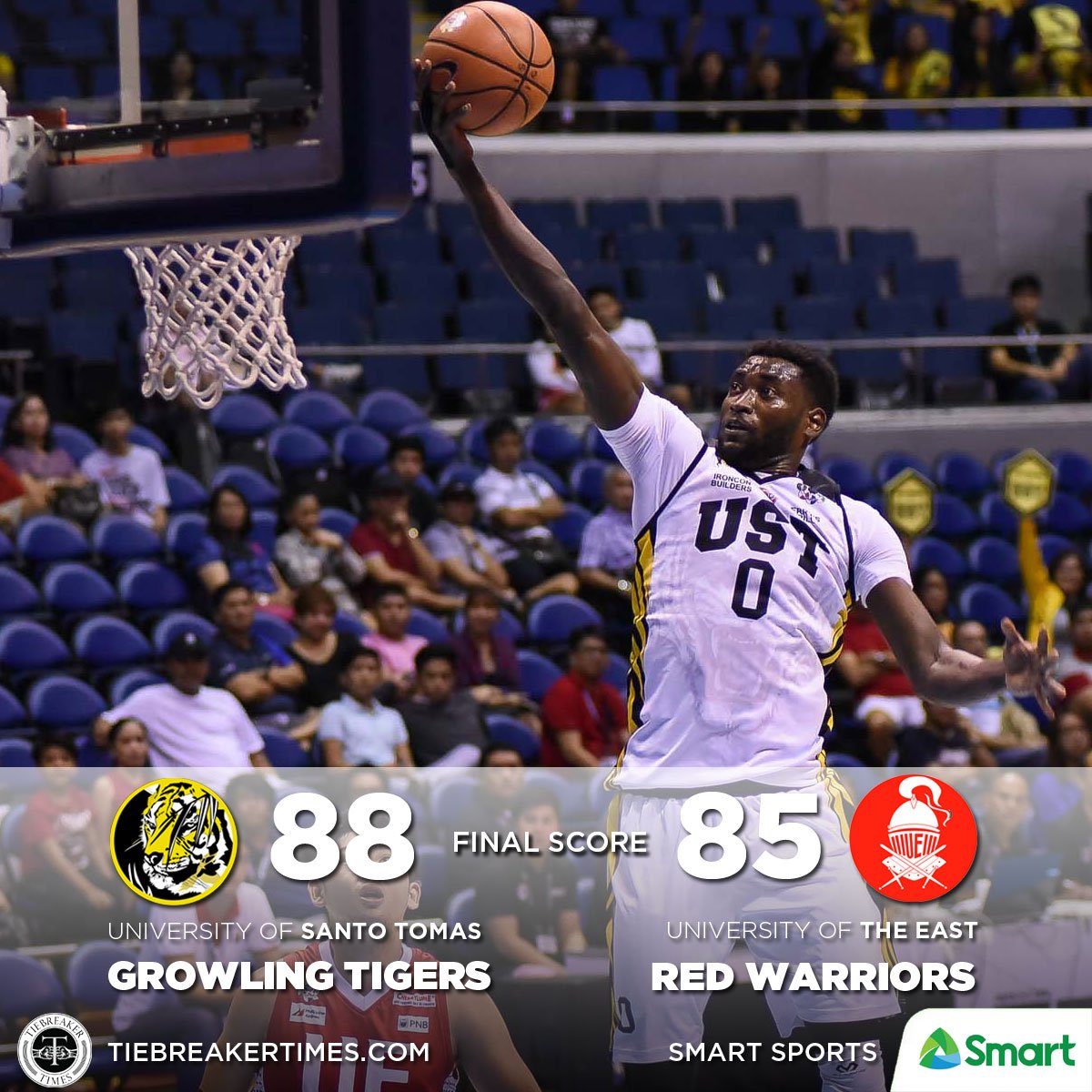 tiebreakertimes's tweet photo. #UAAPSeason80 One for the UST Growling Tigers! | Powered by @LiveSmart https://t.co/9gpJPGuhmR