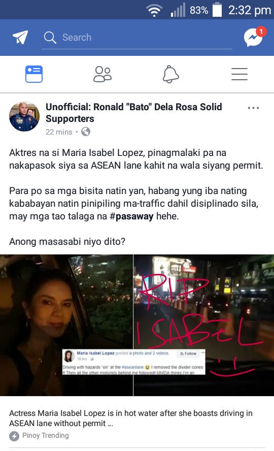 Shirleycas2's tweet photo. Pasaway! Kaya NALALAOS! #RIPIsabelLopez sya dapat yun e hindi #RIPIsabelGranada @MochaUson @iMthinkingPin0y. @etulfo2011 @RRD_Davao @ https://t.co/yNlKKf1hXz