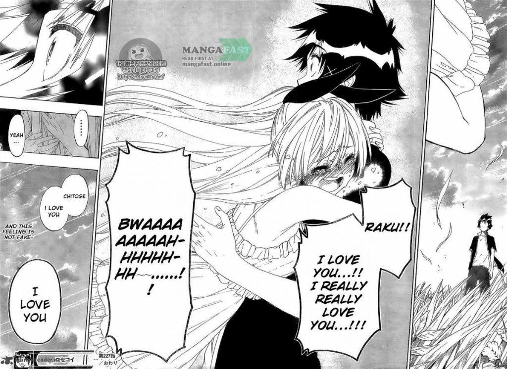 meganeeesensei's tweet photo. YOU DESERVE THIS BABY GIRL! 😍 FOR ALL THE SACRIFICES YOU'VE MADE, THIS IS THE REWARD FOR YOU! 😊 #Nisekoi #chapter227 https://t.co/DBICldAm1J