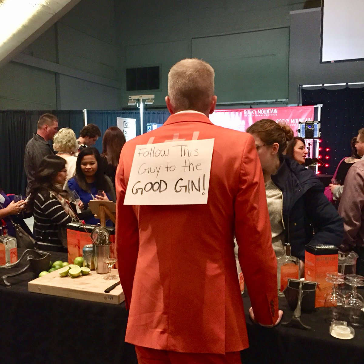 NoteworthyGin's tweet photo. Thanks @RockyWineFood for a great #RMWFF20 https://t.co/TyDvW8JPlY