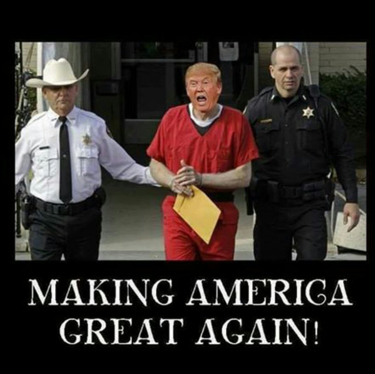 amriana's tweet photo. @DerekCressman What - ever happens -The Military -The Police- Firemen-Ambulance - Hospitals -Must ALL stand with the People of America!!! Sold out USA
 to Russia! Hitler's Apprentice!!! #RussiaFinanced45 #OpenTreason45 https://t.co/HUrgRx94VS