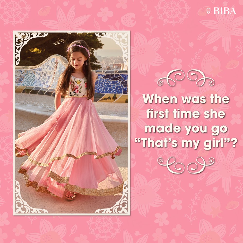 BibaIndia's tweet photo. #ContestAlert Share a picture of your little one 
when she first made you go 
#ThatsMyGirl and you can win some exciting BIBA vouchers! https://t.co/YwHs6xRFOz