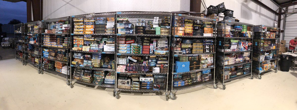 BoardGameGeek's tweet photo. Thank you to all the publishers supporting #BGGCON17!  We are ready to play! https://t.co/ga8yPrHHds