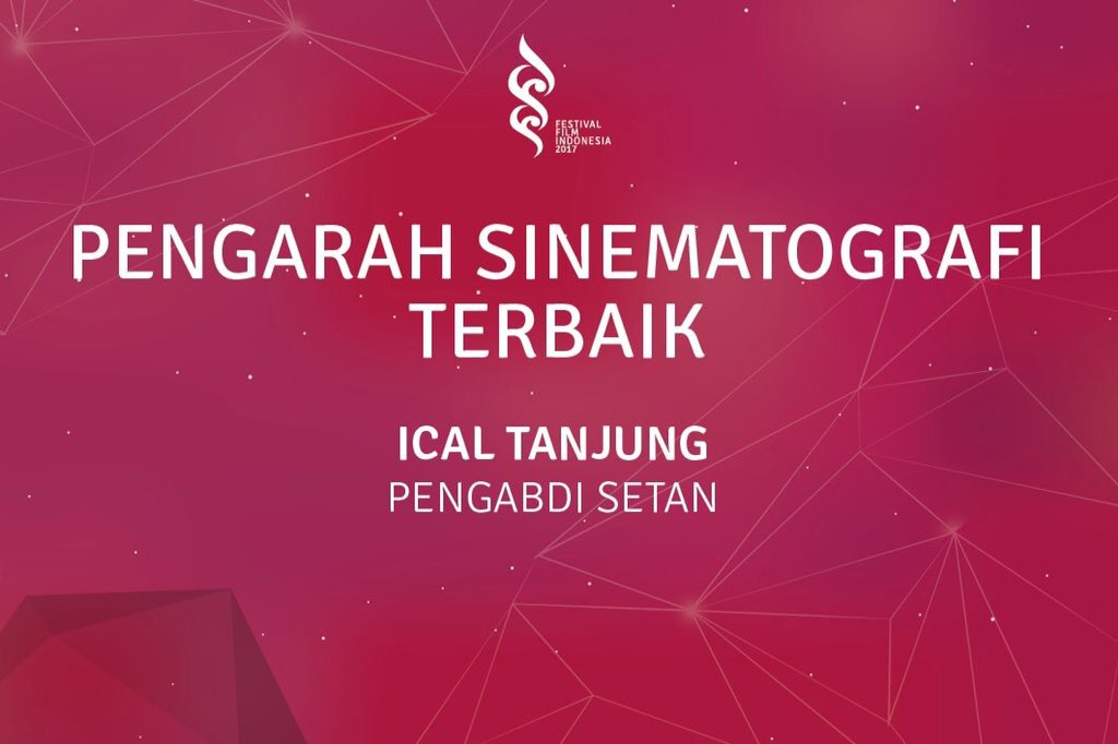Peraih Pengarah Sinematografi Terbaik Festival Film Indonesia 2017 - <a href="/ical_tanjung/">ical tanjung</a> - @pengabdi_setan #PialaCitra2017 #FFI2017 #62thFFI #FilmIndonesia #BanggaFilmIndonesia #FestivalFilmIndonesia #AkuCintaFilmIndonesia #AyoNontonFilmIndonesiadiBioskop