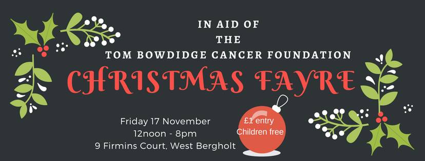CharityEventsUK's tweet photo. Christmas Fayre (17th Nov)  https://t.co/tDIJ8rdaUI @TBFcharity #Charity #Fundraising https://t.co/rXgWt6r7EY
