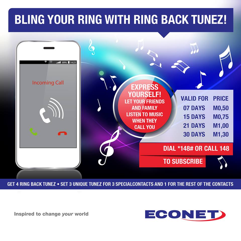 econetlesotho's tweet photo. ✨✨#BlingYourRing ✨✨with Ring Back Tunez!
Let your friends and family listen to your favorite songs when they call you!
Dial #148# to SUBSCRIBE now! 
#EconetLesotho #Lesotho #RingBackTunez https://t.co/u4YRdgg4B4