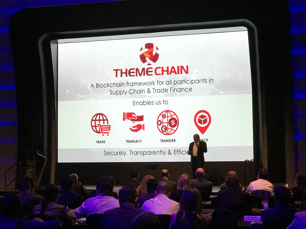 Starting now, Theme Chain to pitch their solution to the financial community at #FinTechHive #Investorday