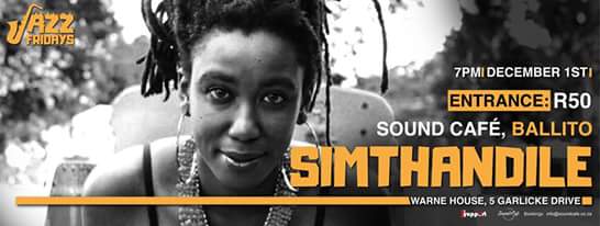 _Simthandile_'s tweet photo. I invite you all to join us @SOUNDCAFE in Ballito on the 1st of Dec. It will be fun. https://t.co/wsNcVWPiyi