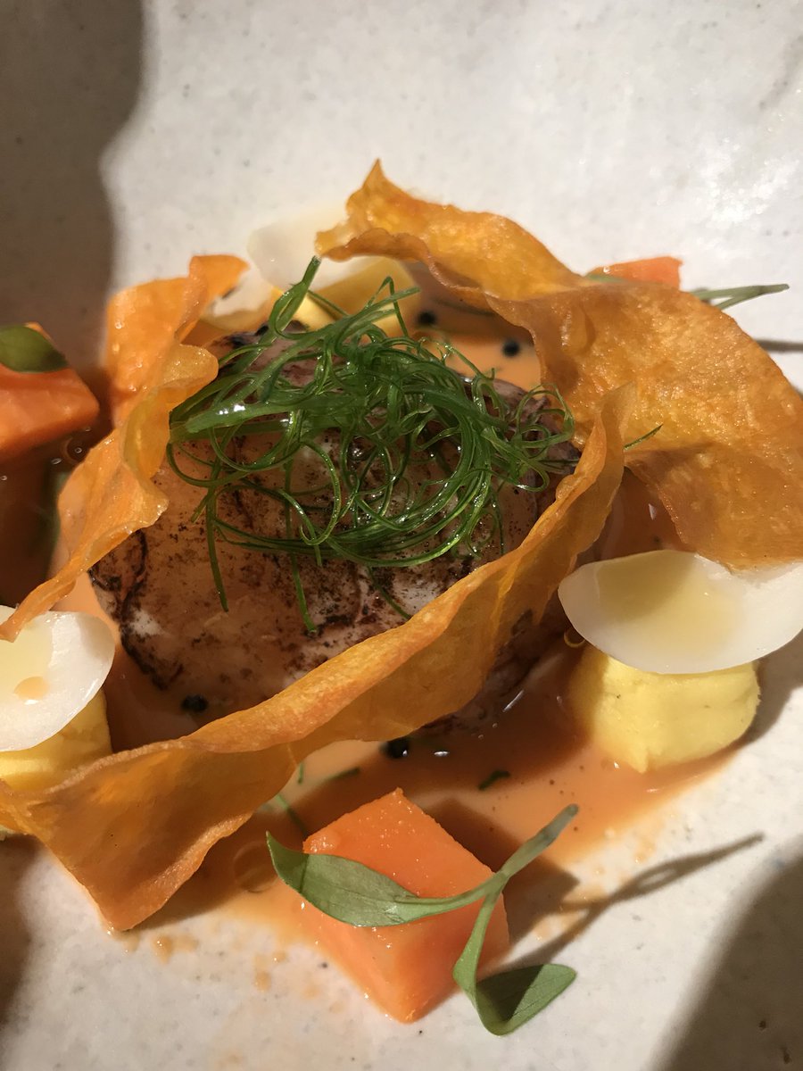 StreetXO_London's tweet image. Chifa wok-glazed monkfish with sea urchin “leche de Tigre”!! 🤤🤤 #streetxo #streetxolondon #mayfair #london #uk #monkfish #chifa #peru #chinese #cuisine #chef #cheflife #food #foodart #wok #foodie