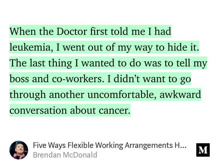 7piliers's tweet photo. “5 Ways Flexible Working Arrangements Help Employees With Chronic Illness” @7piliers #FlexibleWorking #FlexAddicts https://t.co/kaudYFYe7e https://t.co/uX2VC64Cof