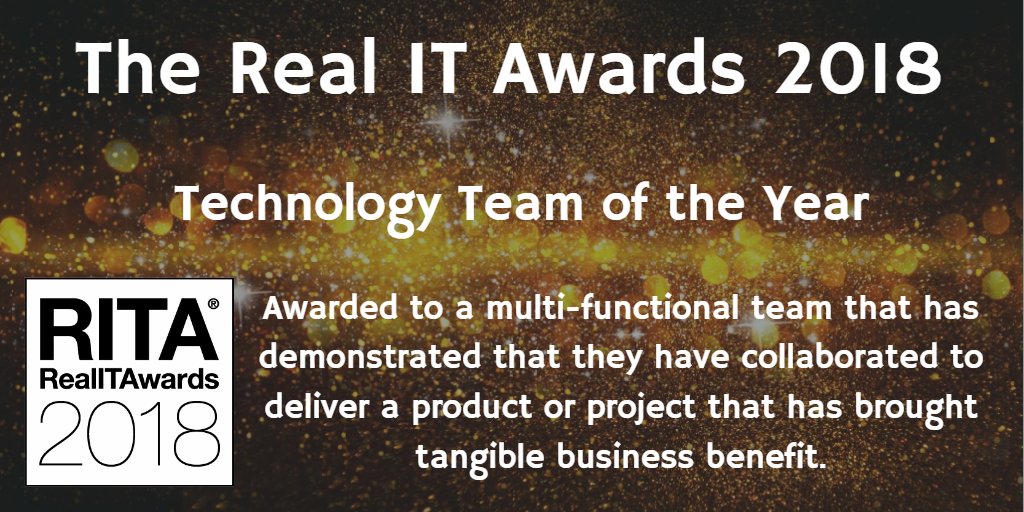 Are you a great #tech #team? Want to be recognised for your work and #business #success? Enter the Real #IT #Awards 2018 now! buff.ly/2ztAVaA   #RITA2018
