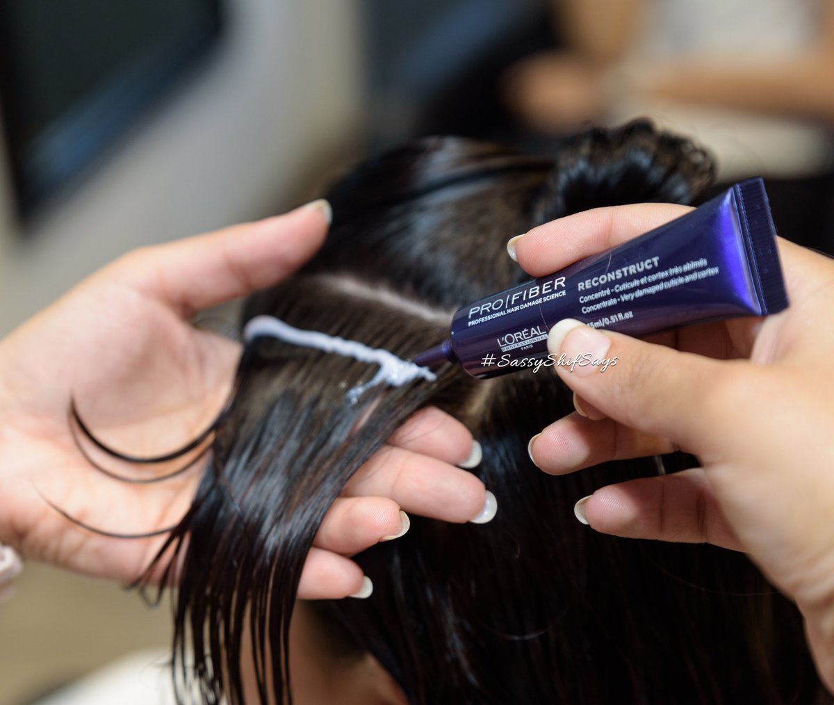 SassyShifSays's tweet photo. Loving my #ProFiber hair post d treatment which I got done couple of days back at @Splashthesalon #LorealProfIndia #LorealProFiber #LorealIndia https://t.co/hJT8BNmeLN