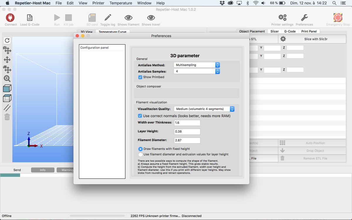 itomiix's tweet photo. Hi @Repetier, no more settings items on the left panel since High Sierra. Is there a way to solve this ? https://t.co/IZU73imELP