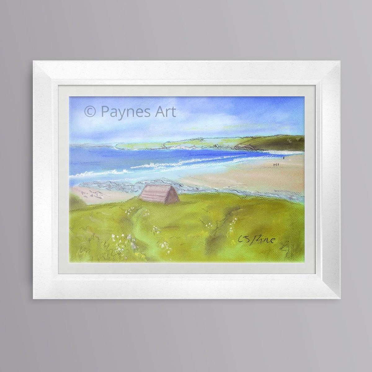 Paynes_Art's tweet photo. My latest commission painting 'Views from drying hut Freshwater West' prints now available from just £7.49 https://t.co/UU1C0MyOwt #Pembrokeshire #Art #Gift #painting @ruthwignall @VisitPembs @WelshArtistry @ArtsWales @visitwales https://t.co/duB6JlXL78