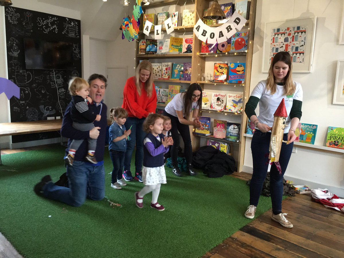 BrightEmporium's tweet photo. A rocket themed morning with @CatAndHutch ✨Book online now to discover a world of storytelling Next drama storytelling 28th Nov #storytelling #dramaextravaganza #creativity #imagination #catandhutch #weekendfun #creatorsnotusers https://t.co/mCc2BaajQW